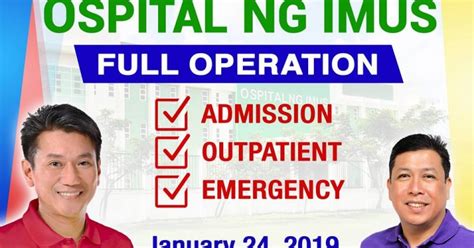 ospital ng imus|Ospital ng Imus fully operational by Jan. 24 .